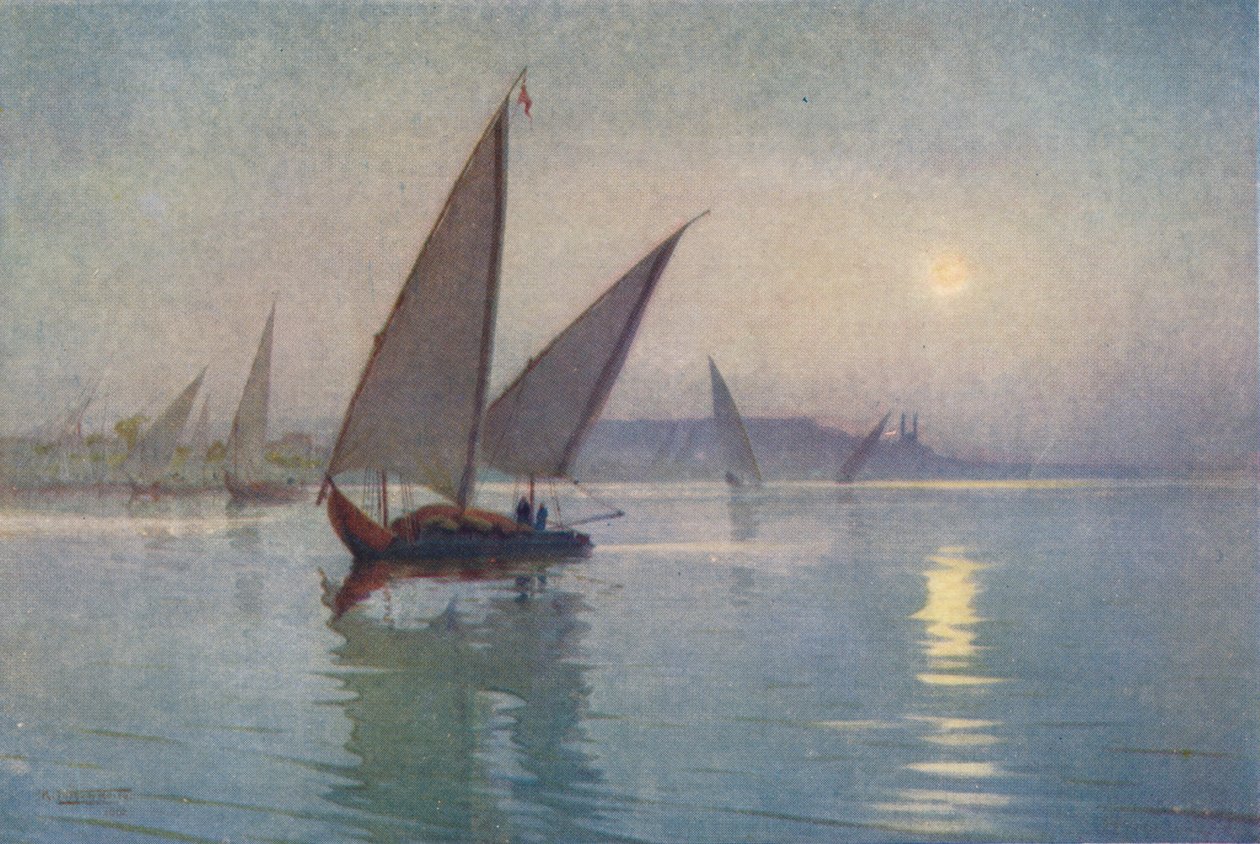 Luar no Nilo, perto do Cairo, c1880, 1904 de Robert George Talbot Kelly