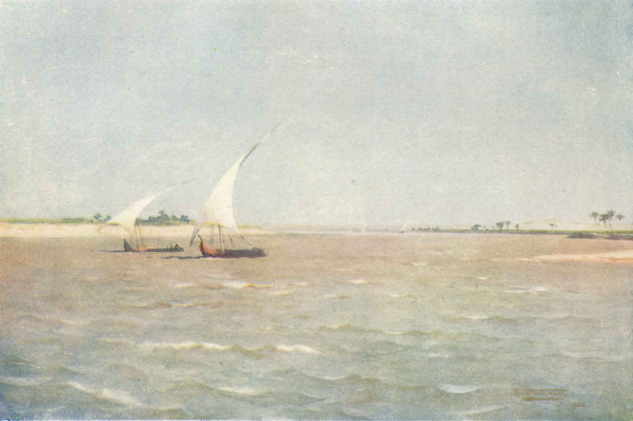 Vento norte no Nilo Superior, c1880, 1904 de Robert George Talbot Kelly