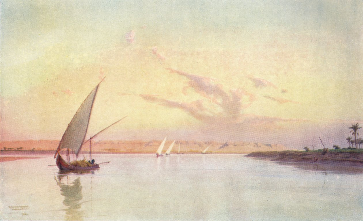 Tel-El-Amarna, no lado superior, c1880, 1904 de Robert George Talbot Kelly