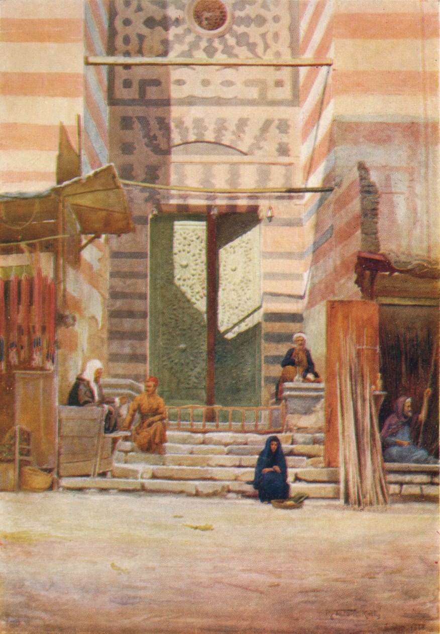 As portas de bronze de El-Maristan El-Kelaun, c1880, 1904 de Robert George Talbot Kelly