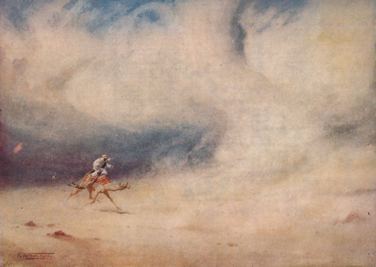 Turbilhão no deserto, c1880, 1904 de Robert George Talbot Kelly