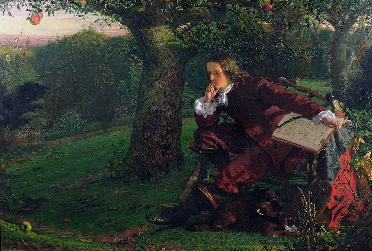 Mestre Isaac Newton, 1905 de Robert Hannah