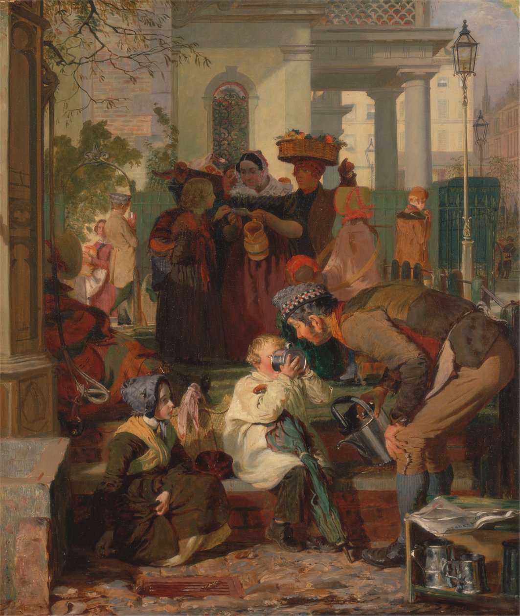 Refreshing the Weary [1847, Royal Academy of Arts, Londres, catálogo da exposição] de Robert Hannah