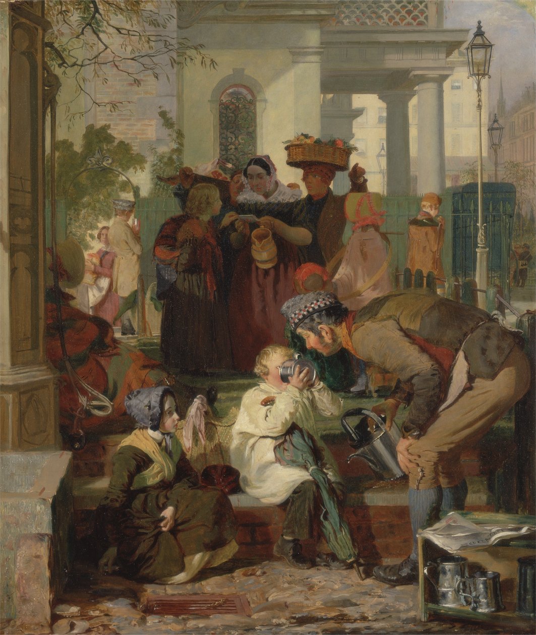 Refrescando o cansado, c.1847 de Robert Hannah