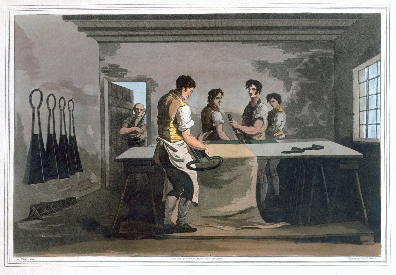 Aparadores de pano, 1814 de Robert Havell