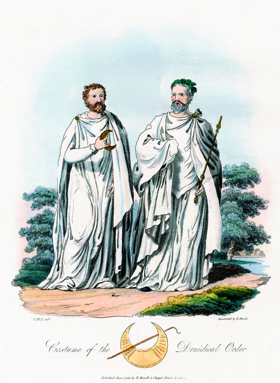 Druidas, 1815 de Robert Havell