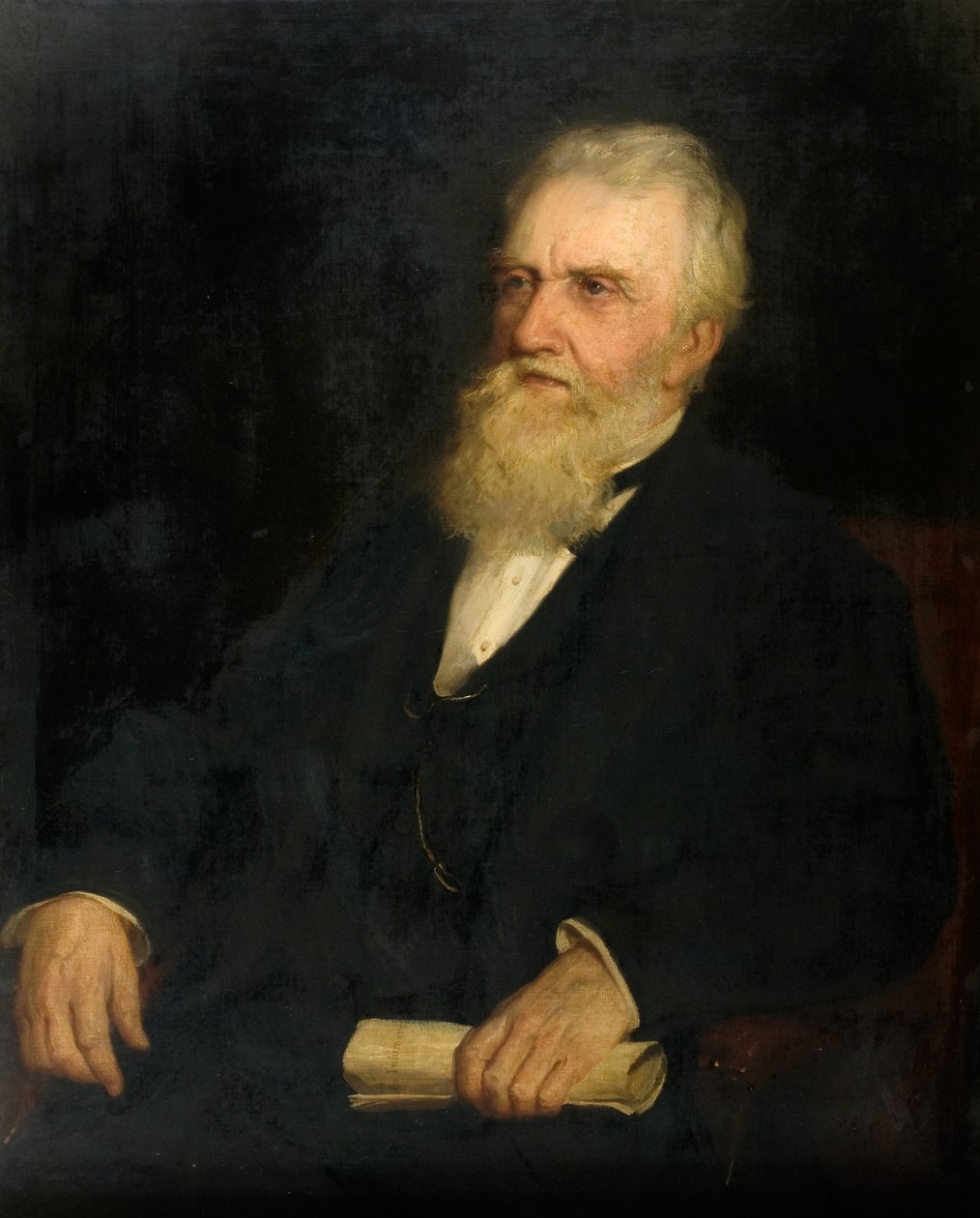 George Rough (1801-1888), c.1882 (óleo sobre tela) de Robert Herdman