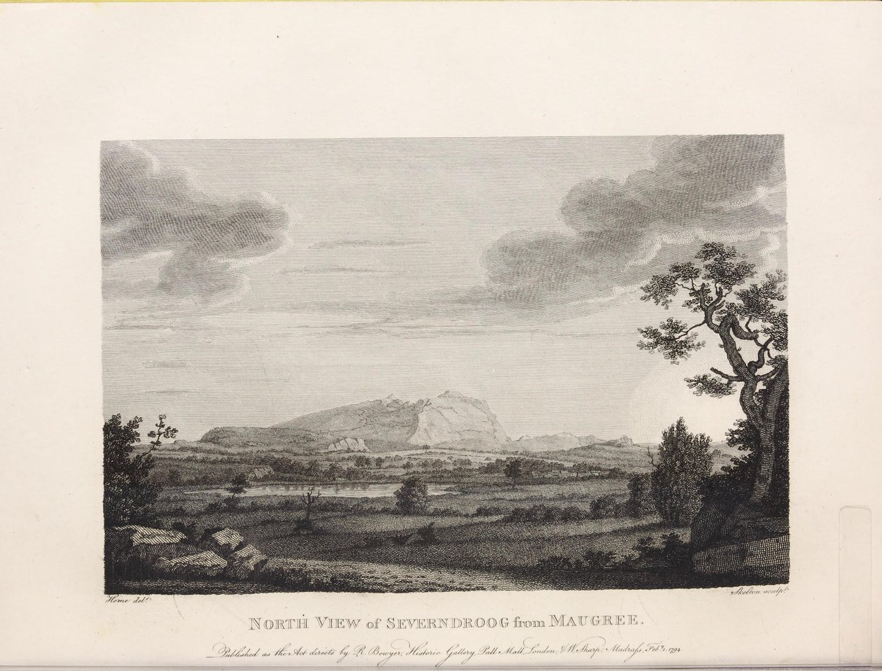 Illustrasjon hentet fra boken Select views in Mysore, the country of Tippoo Sultan av Home, Robert og utgitt av Published by Mr. Bowyer (gb, 1794) de Robert Home