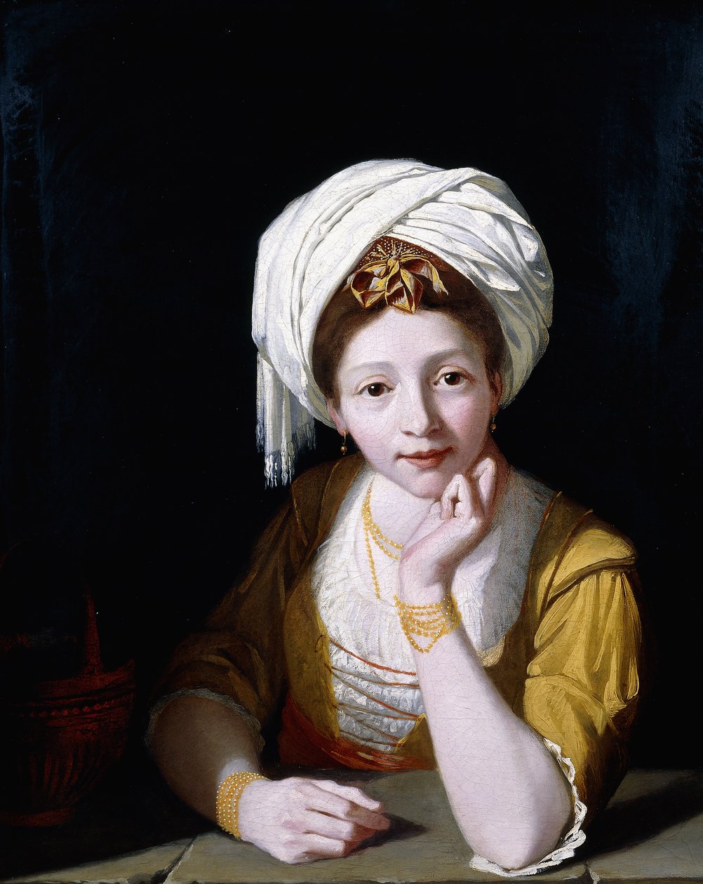 Retrato de uma senhora como a Sibila Cumaean, 1778-1789 de Robert Home