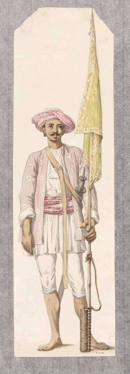 Rocket Man of Tipoo Sultan (1750-99), c.1793-4 (wc no papel) de Robert Hone