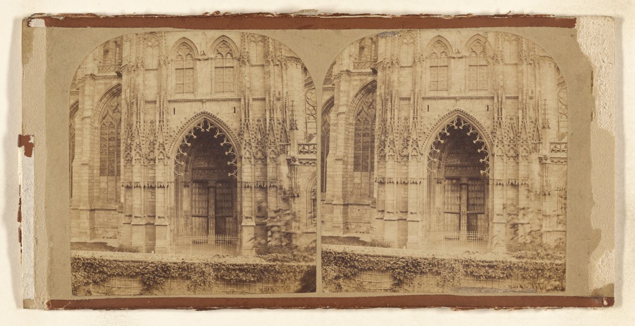 Igreja de Saint-Ouen, Ruão. (Pórtico sul.) de Robert Howlett