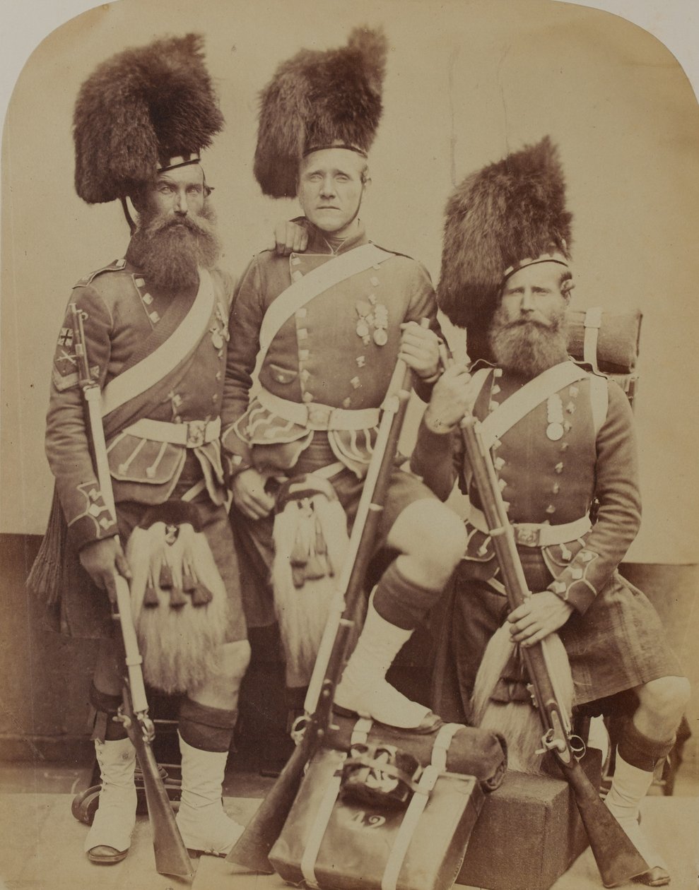 Gardner, McKenzie e Glen, 42nd (The Royal Highland) Regimento do Pé de Robert Howlett