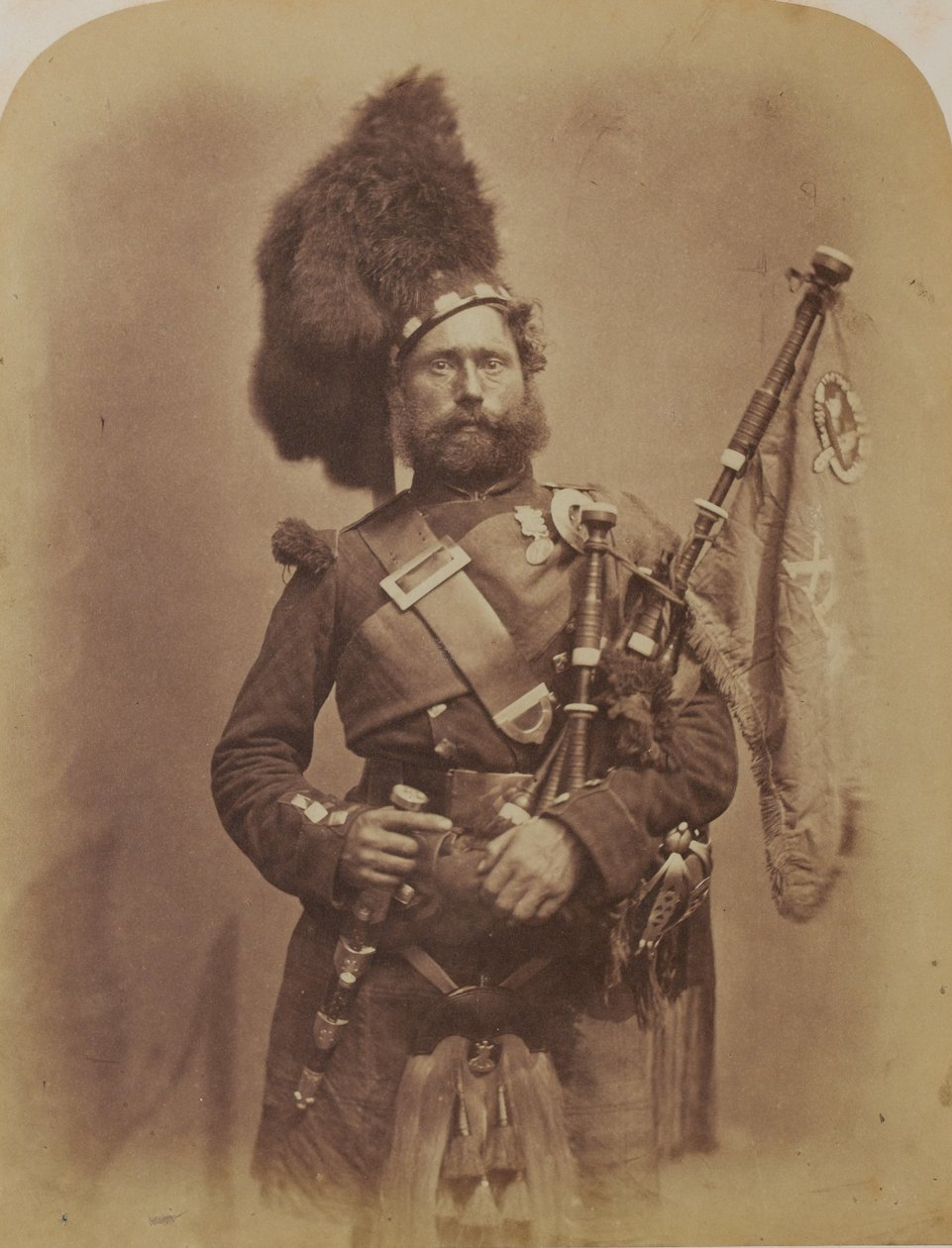 Piper David Muir, 42nd Highlanders (Black Watch) de Robert Howlett