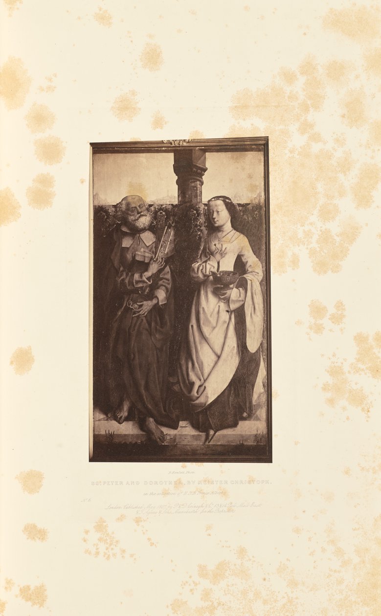 Os Santos Pedro e Doroteia, de Meister Christoph de Robert Howlett