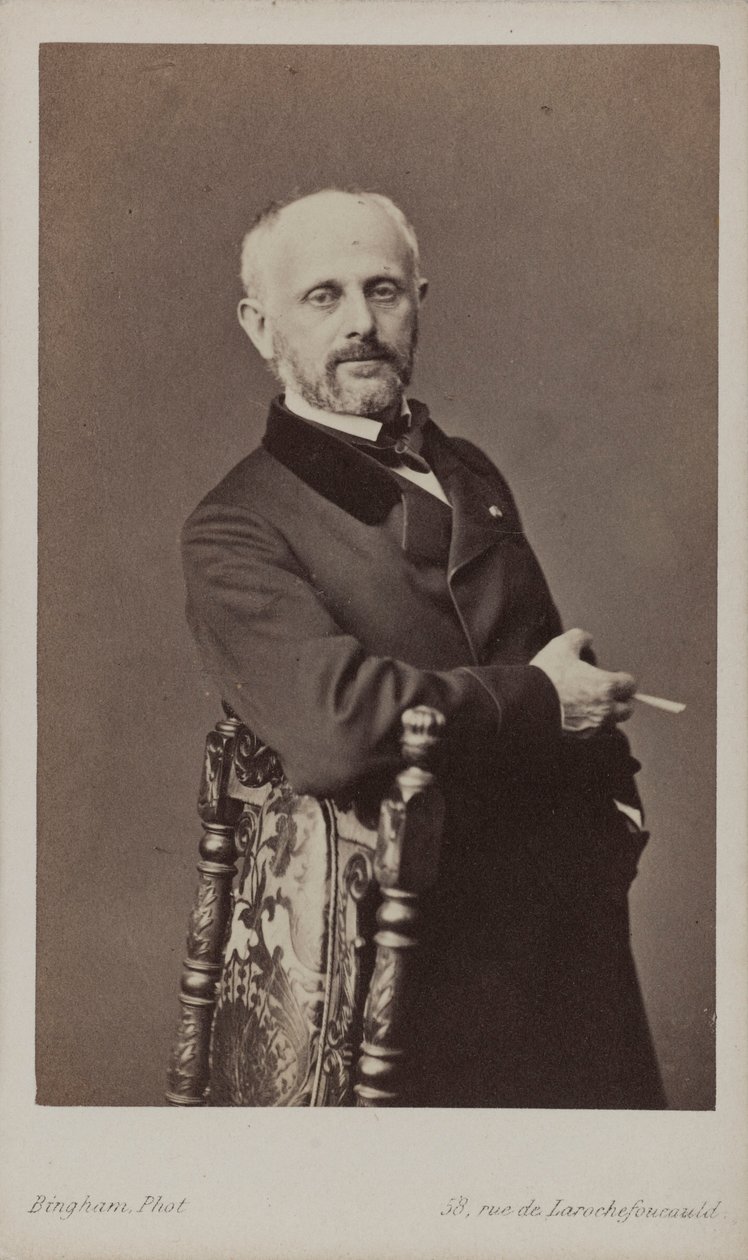 Retrato do pintor Henri Lehmann 1814-1882, ca 1860. de Robert Jefferson Bingham