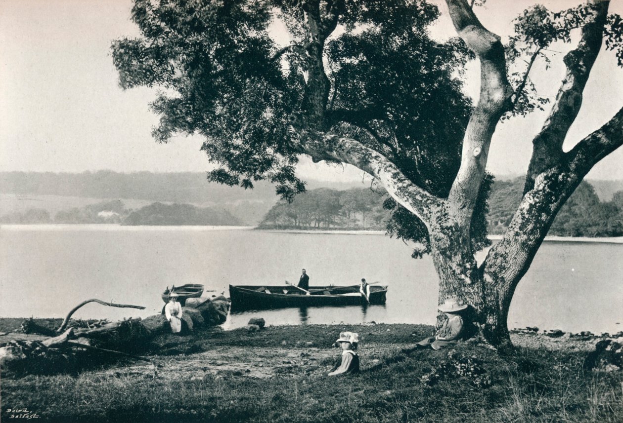 Igreja Ilha, Brânquia Lough, Sligo, c1908 de Robert John Welch