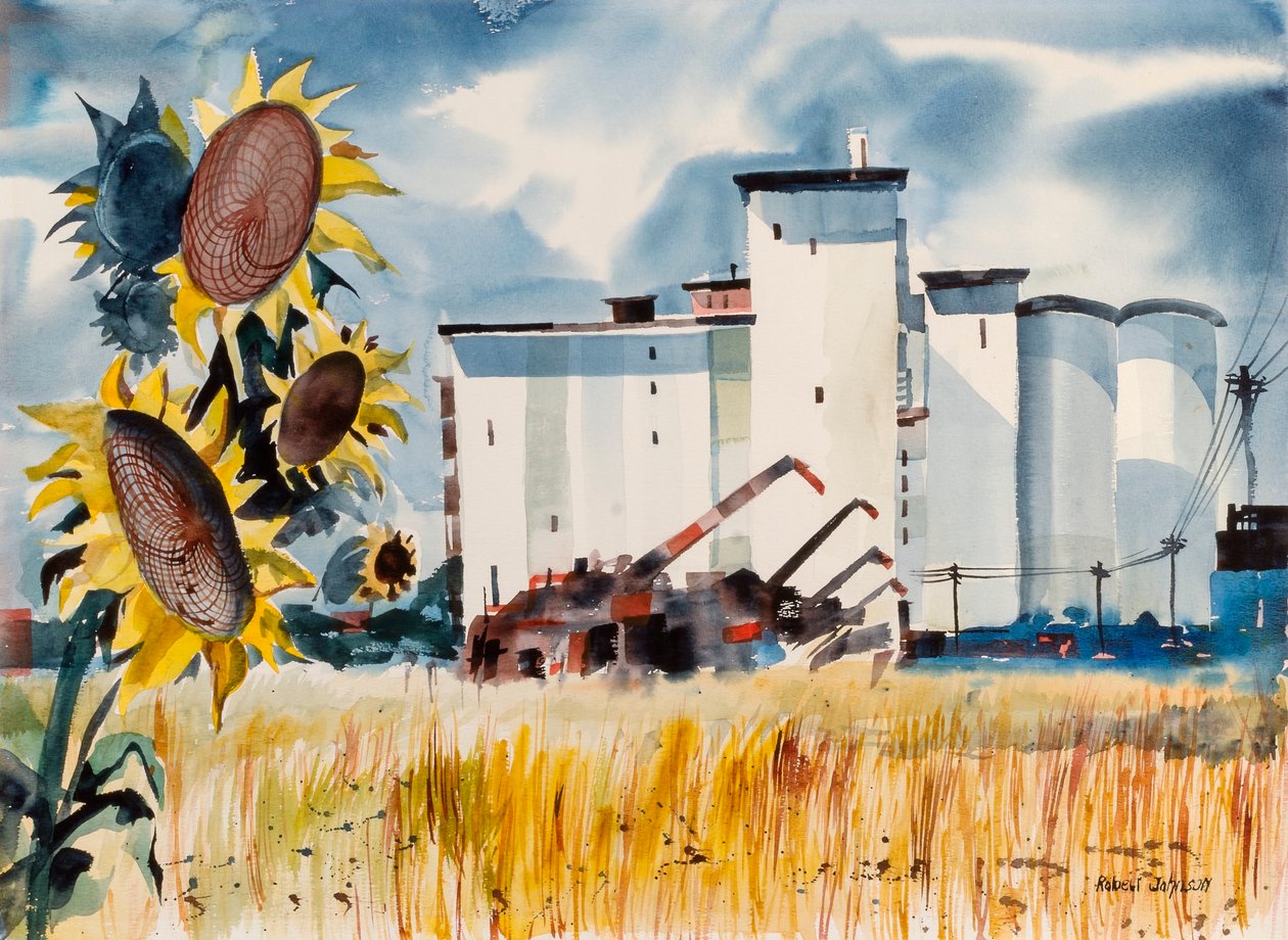 Elevador de cereais, Kansas de Robert Johnson