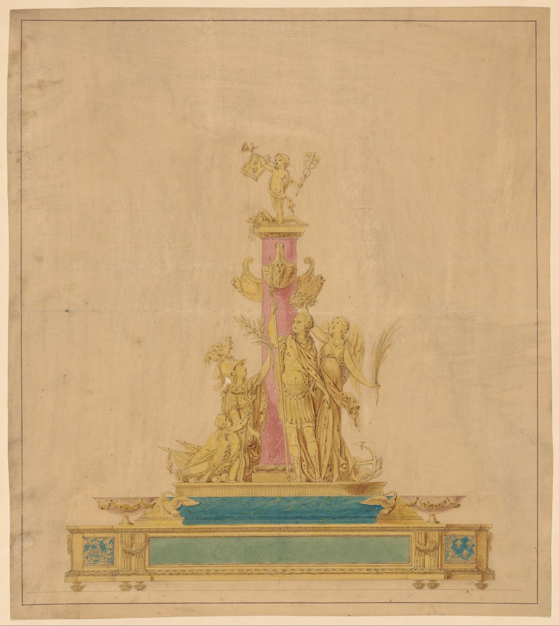 Desenho para um tinteiro de Robert Joseph Auguste
