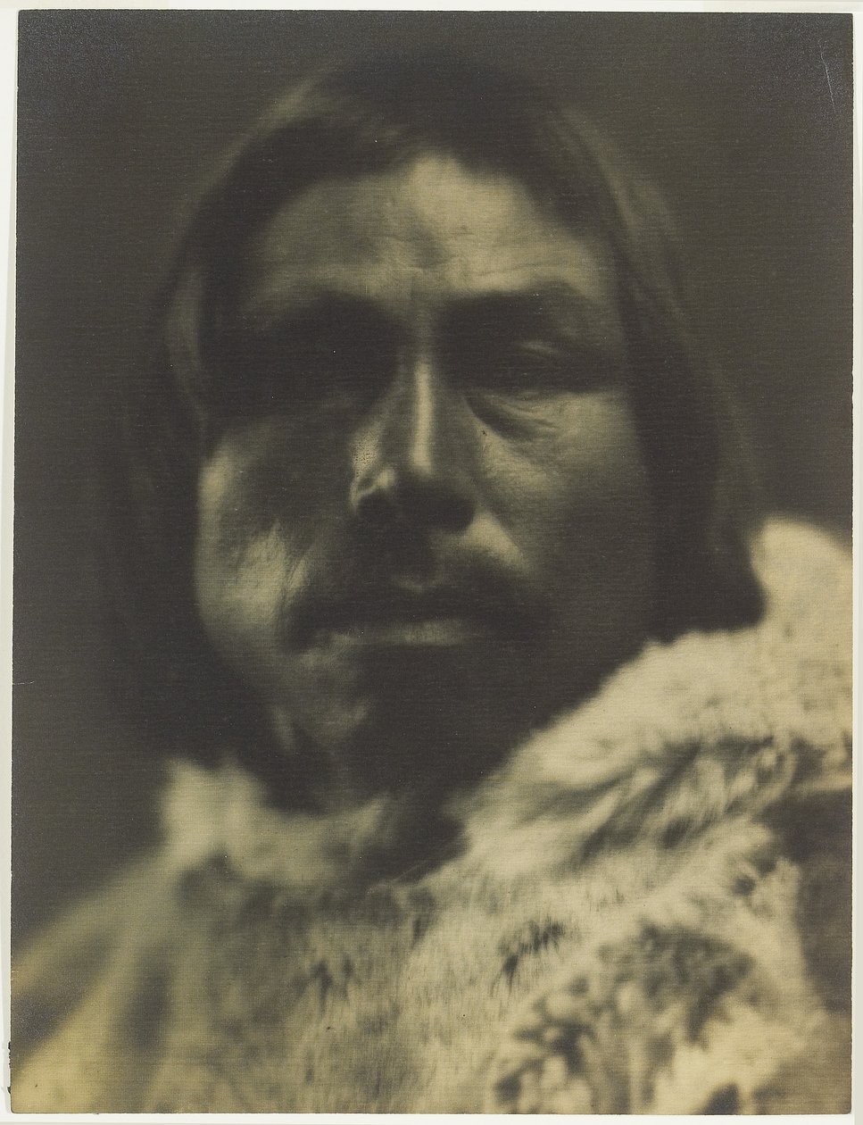 Tookoo (O Veado). Chefe do Sikoslingmint Eskimos Southern Baffin Island de Robert Joseph Flaherty