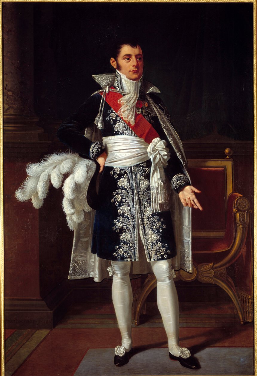Retrato de Anne Jean Marie Rene Savary, Duque de Rovigo (1774 - 1833) Ministra da Polícia Geral. Pintura de Robert Lefevre (1755 - 1830) de Robert Lefevre