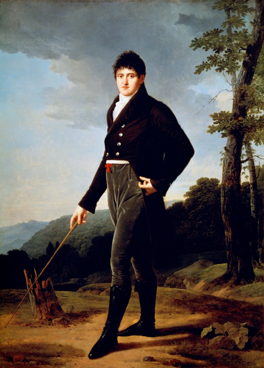 Retrato do conde Andrey Bezborodko, 1804. de Robert Lefevre