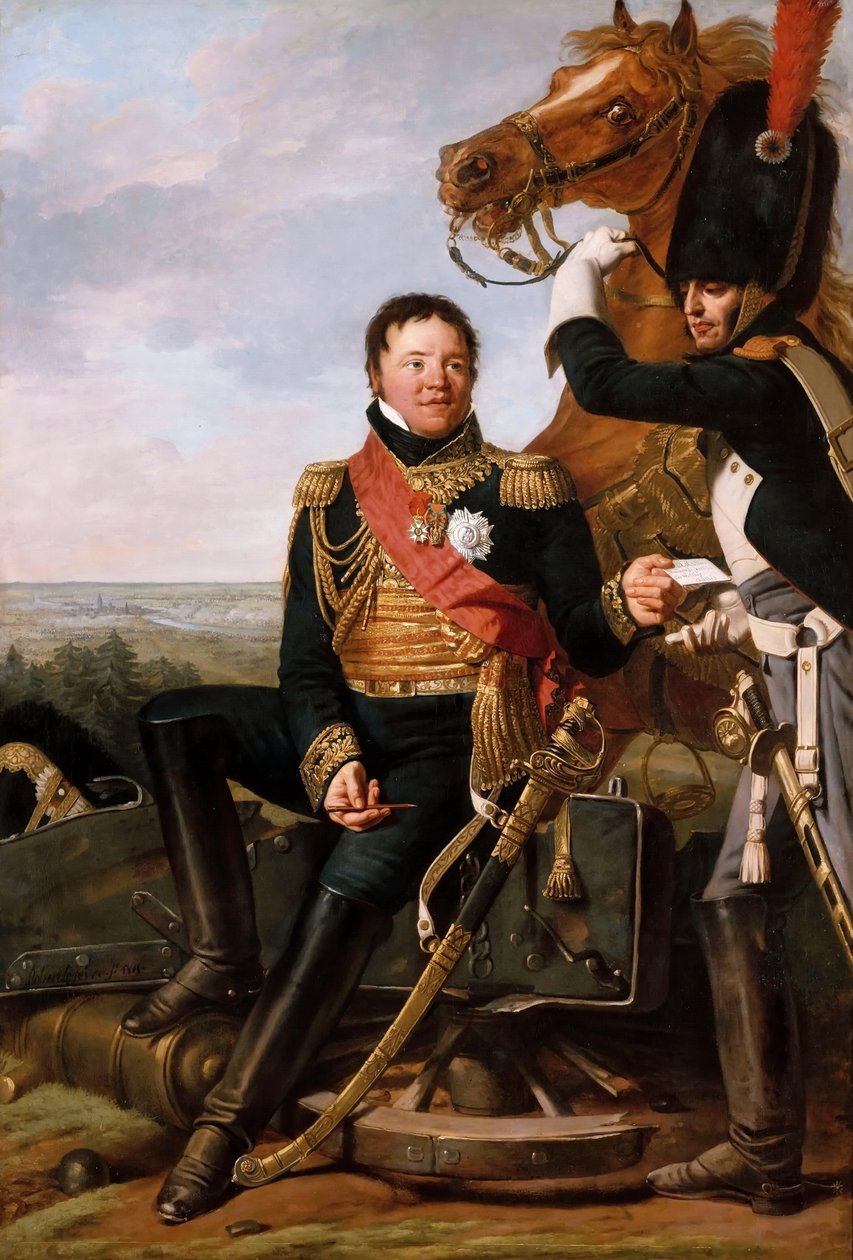 Retrato de Frédéric Henri Walther 1761-1813 de Robert Lefevre