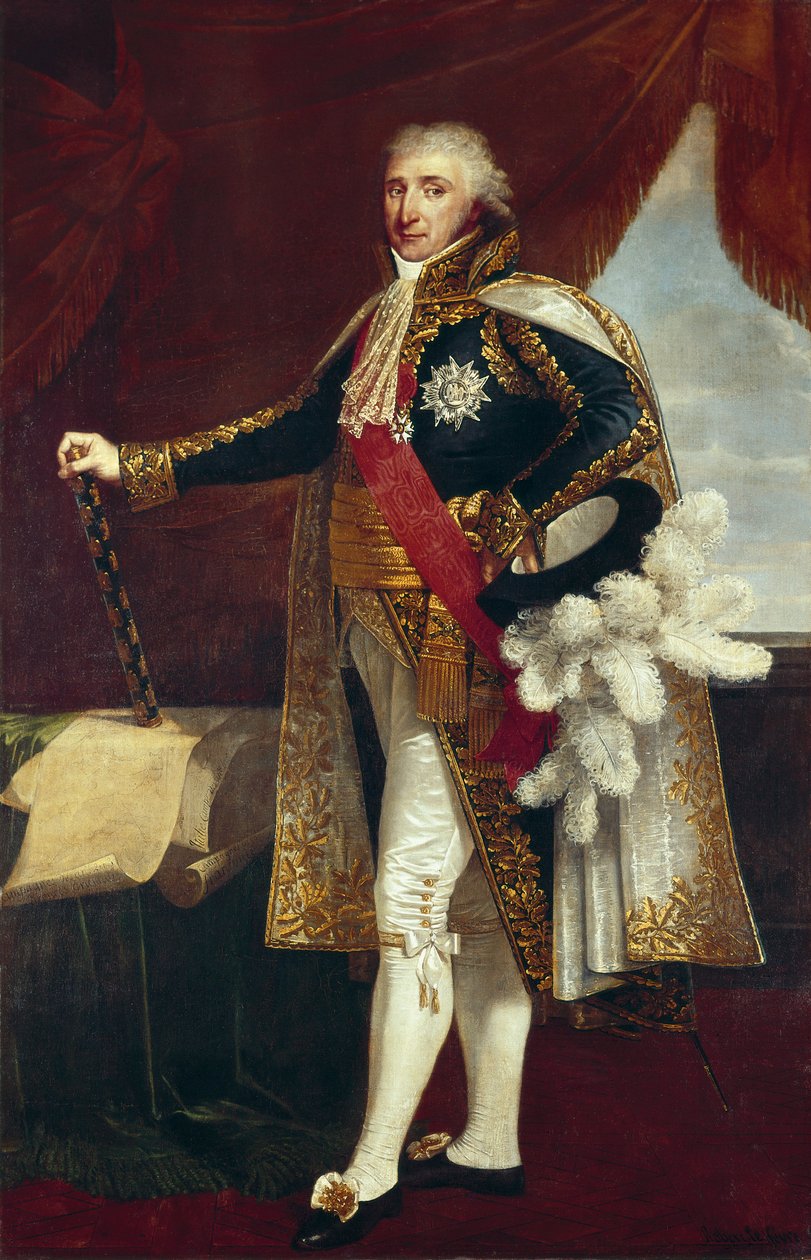 Retrato do Marechal Charles-Pierre-Francois Augereau de Robert Lefevre
