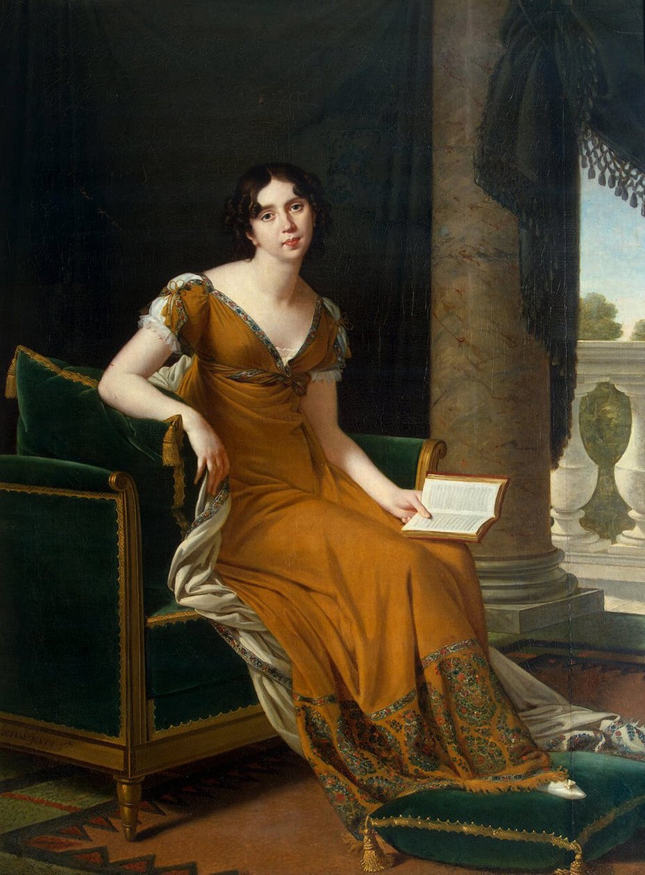 Retrato de Yelizaveta Demidova, entre 1800 e 1805 de Robert Lefevre