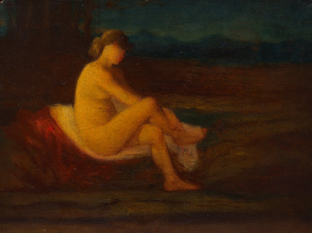 Um banhista, de 1800. de Robert Loftin Newman