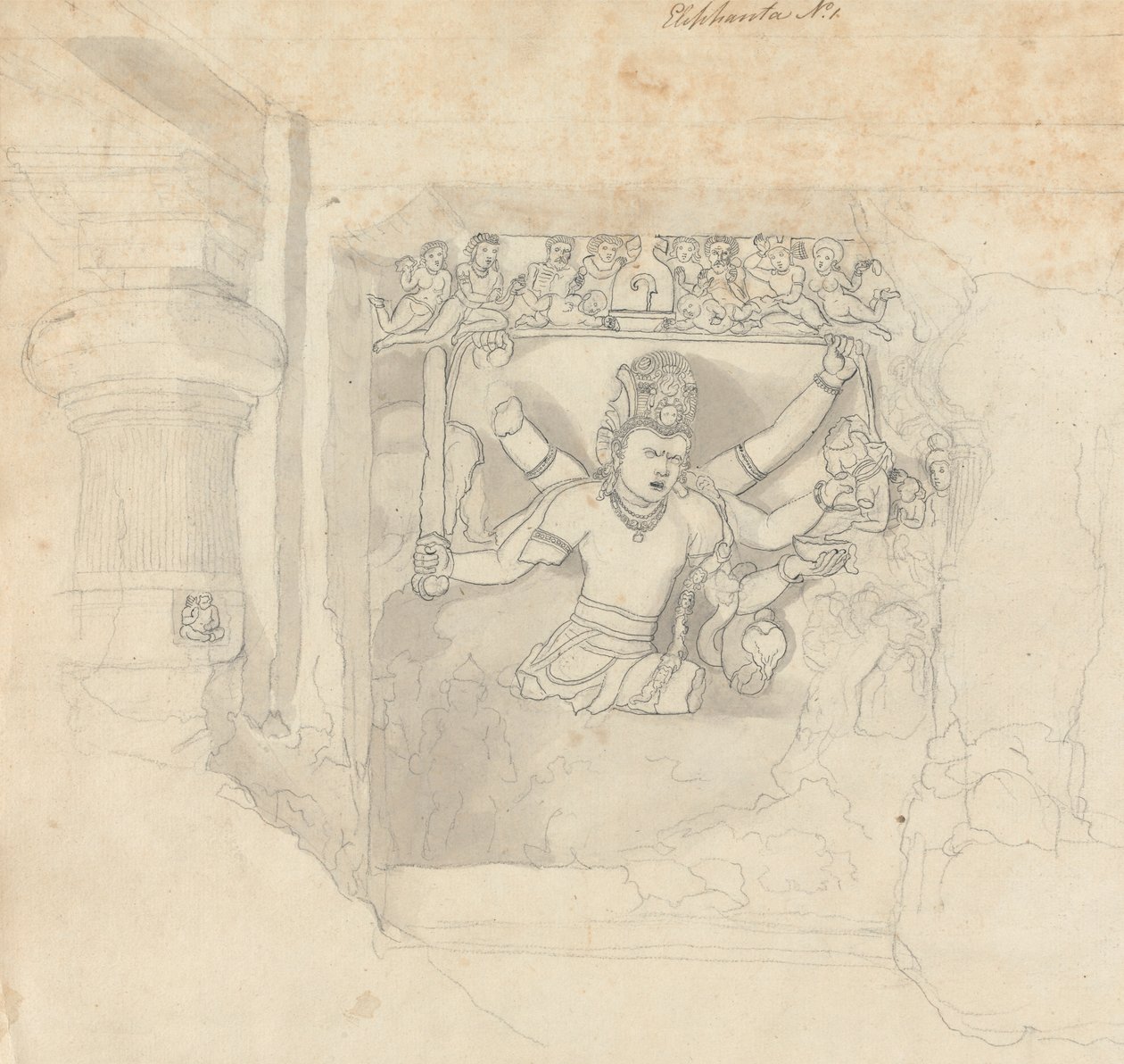 Figura de Elephanta de Robert Mabon