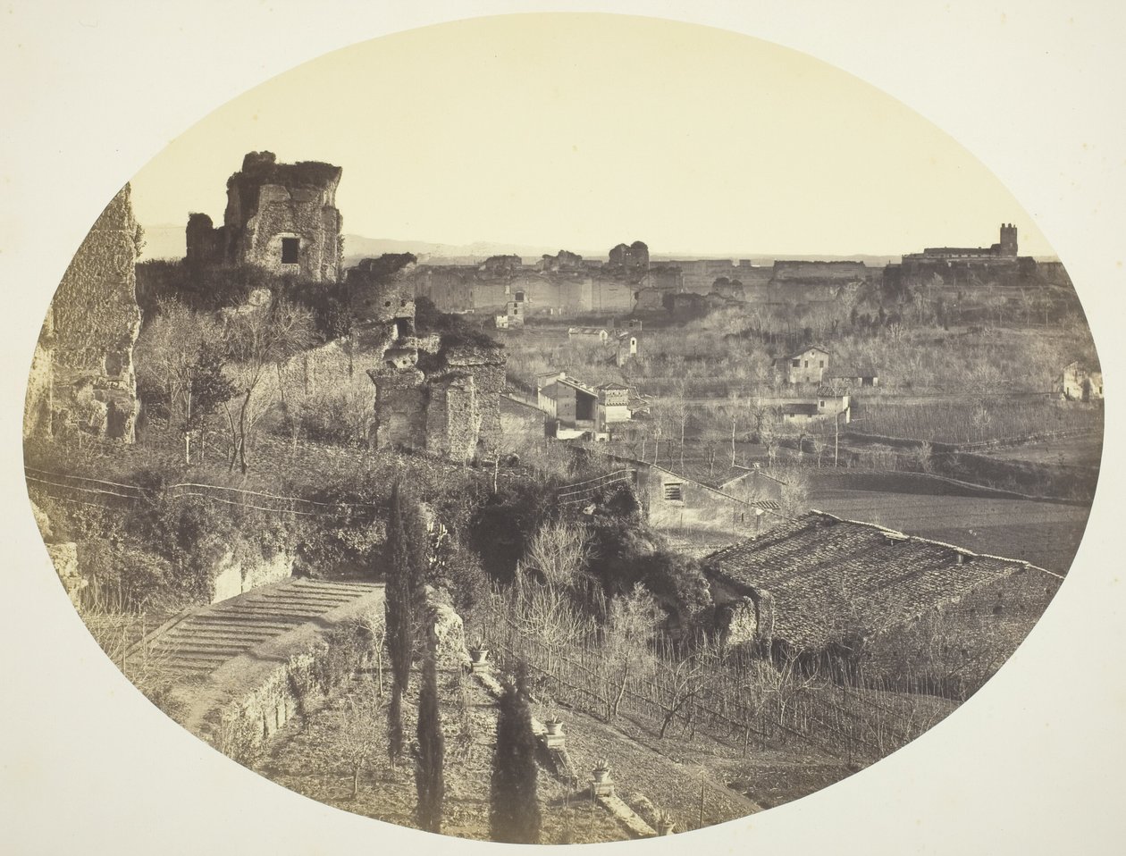 Palácio dos Césares no Palatino de Robert MacPherson