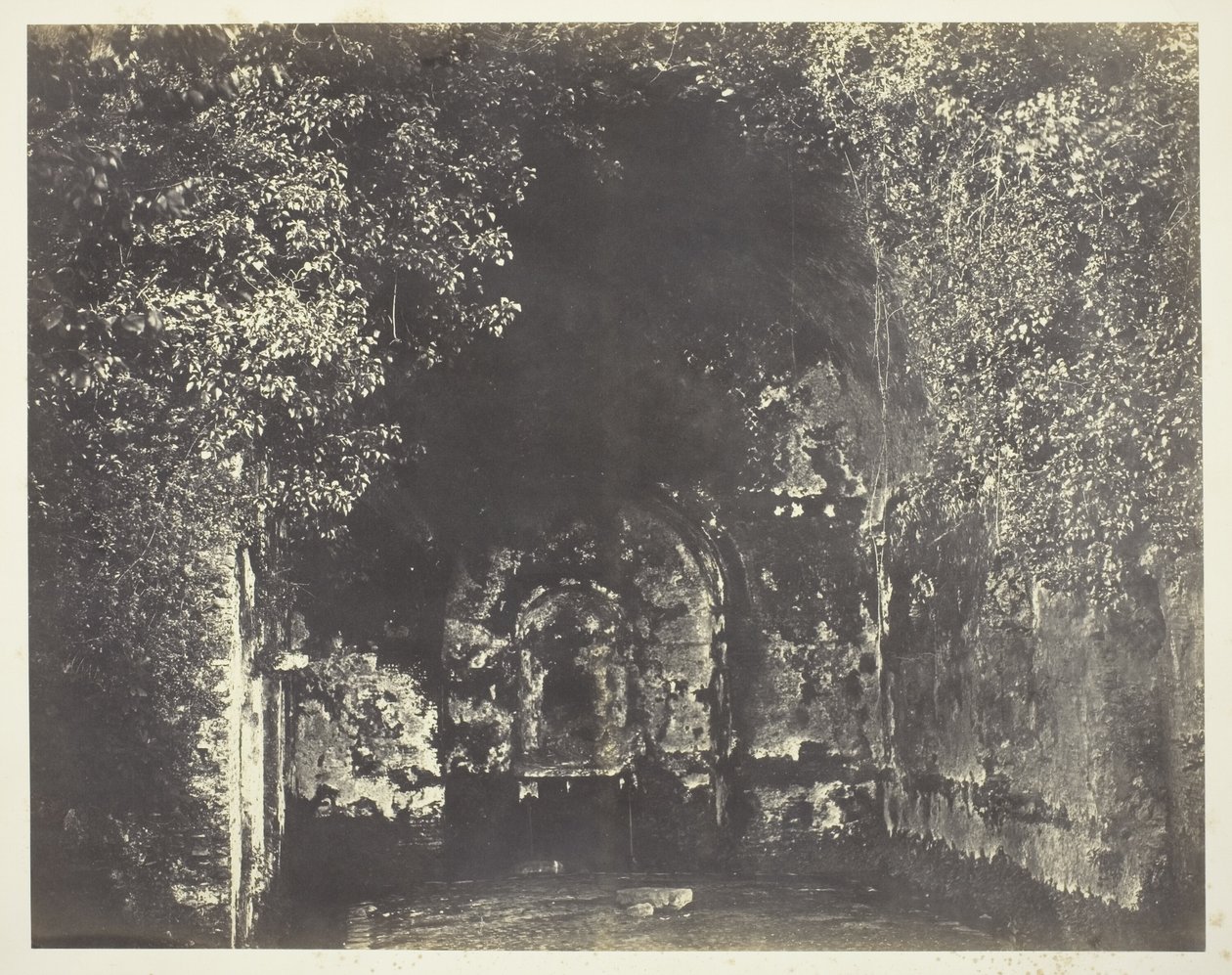 A Gruta de Egéria, Roma de Robert MacPherson