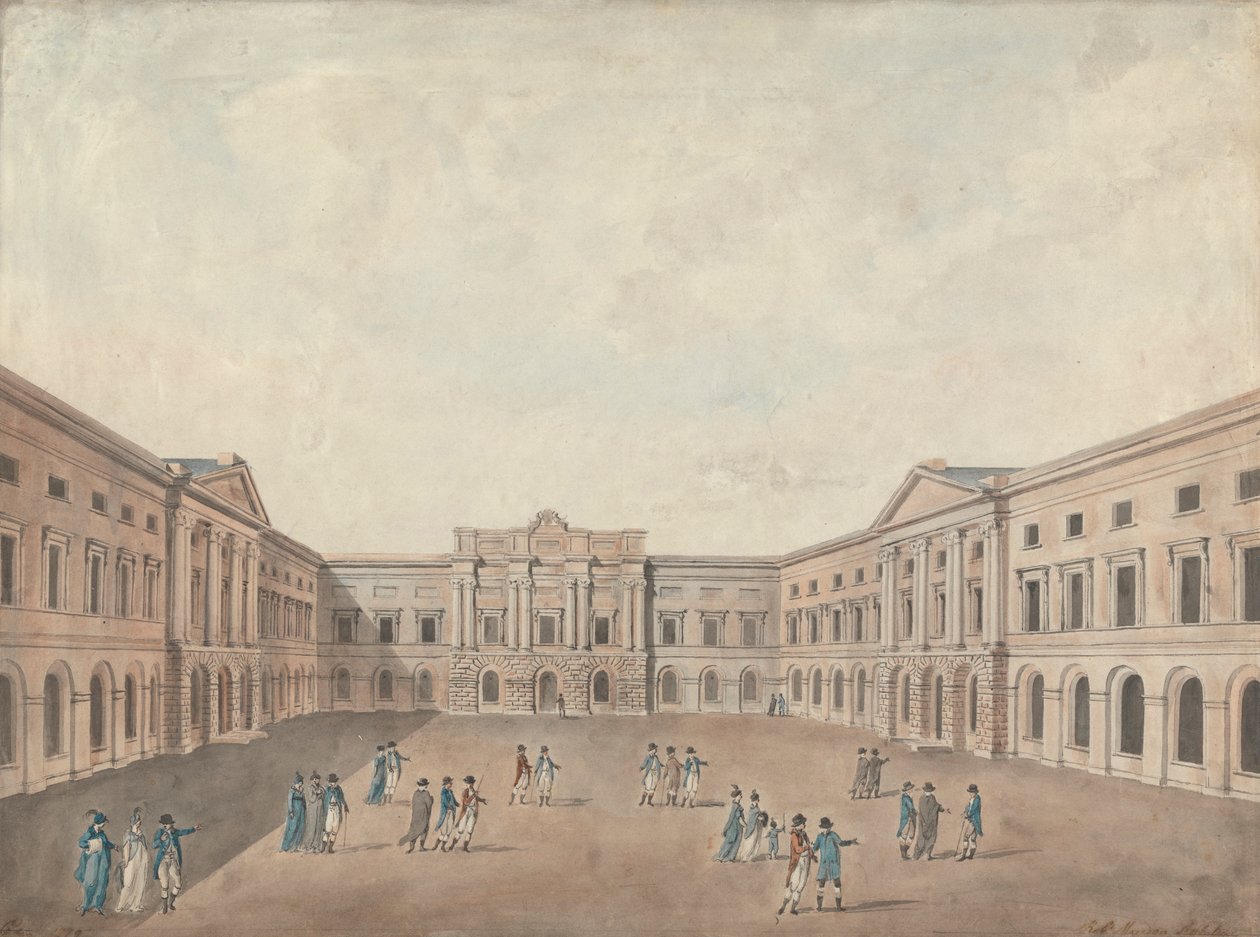 Desenho para o Tribunal da Universidade de Edimburgo de Robert Morrison