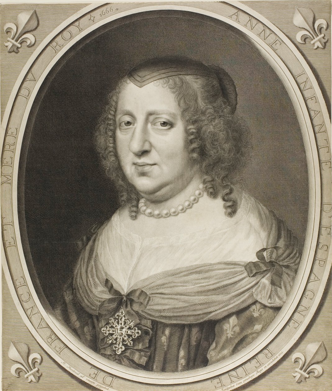 Ana da Áustria de Robert Nanteuil