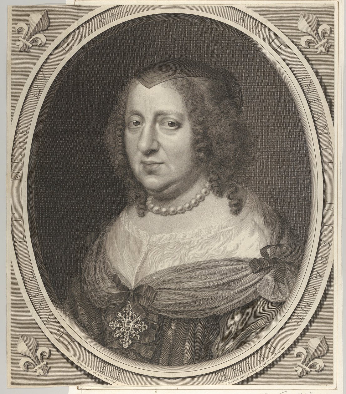 Ana da Áustria de Robert Nanteuil