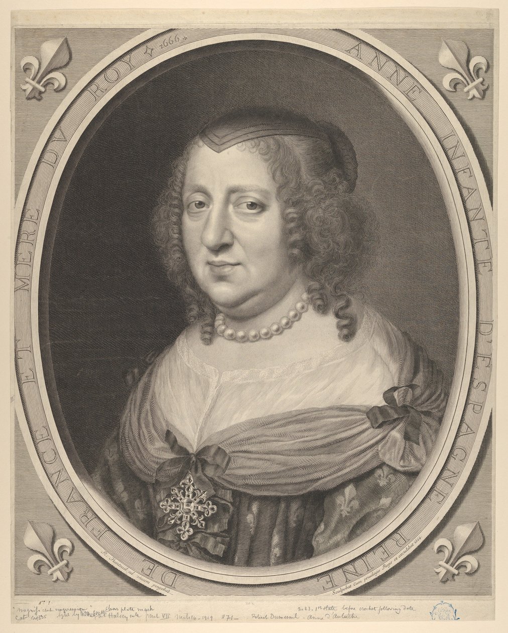 Ana de Áustria de Robert Nanteuil