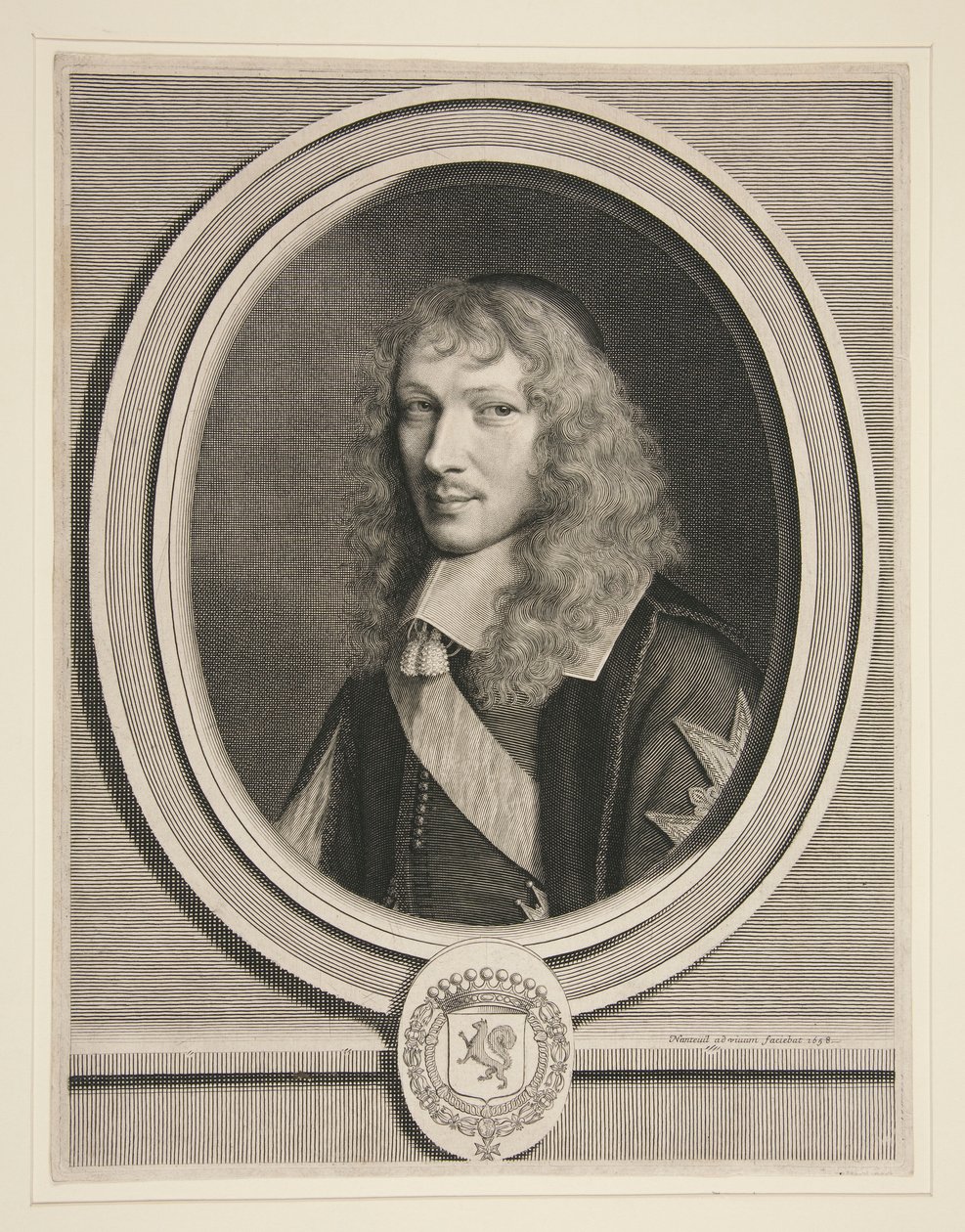 Basil Fouquet, abade? de Barbeaux e de Rigny, Chanceler das Ordens do Rei (abade de Barbeaux e de Rigny, Chanceler do Rei de Robert Nanteuil