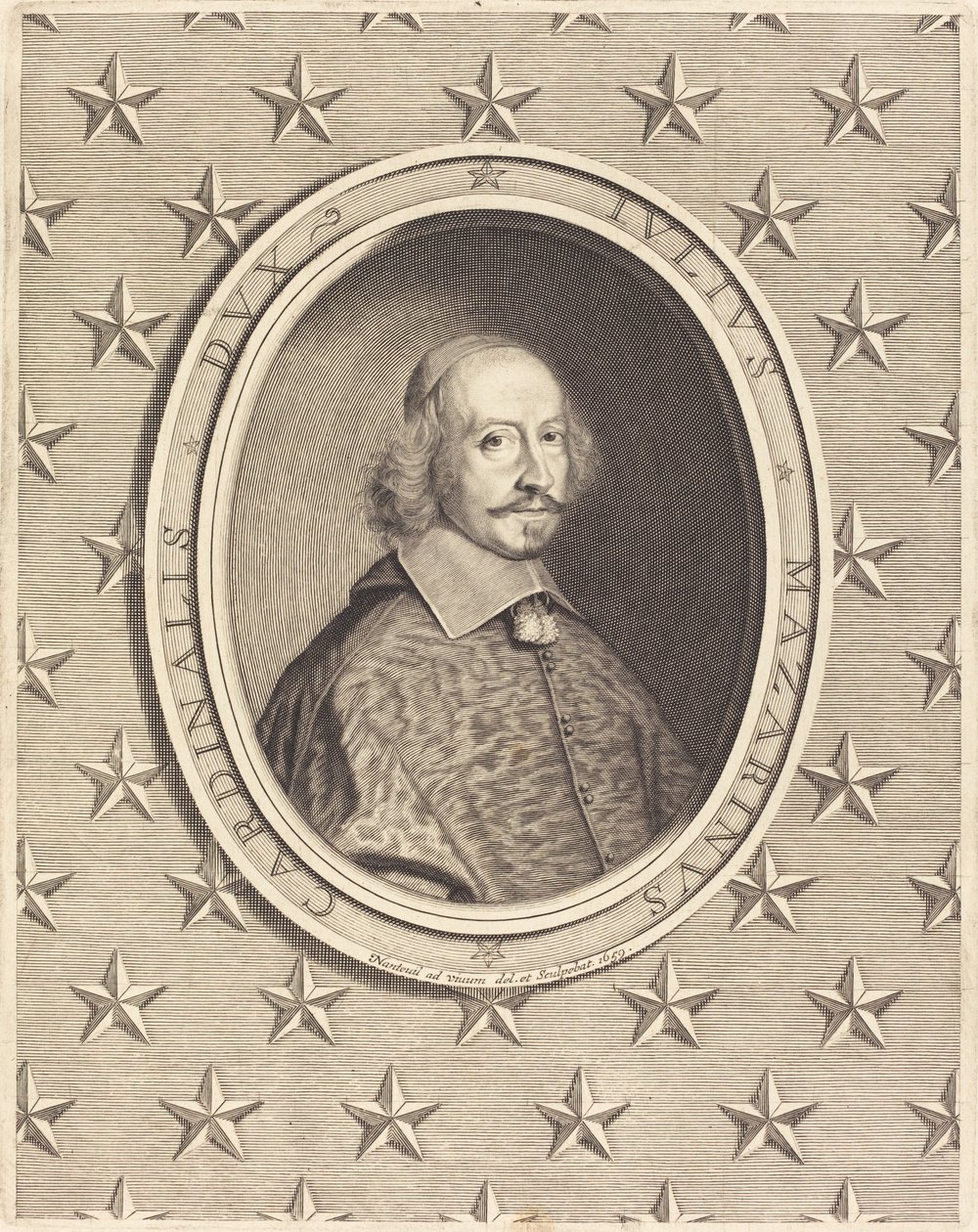 Cardeal Jules Mazarin de Robert Nanteuil