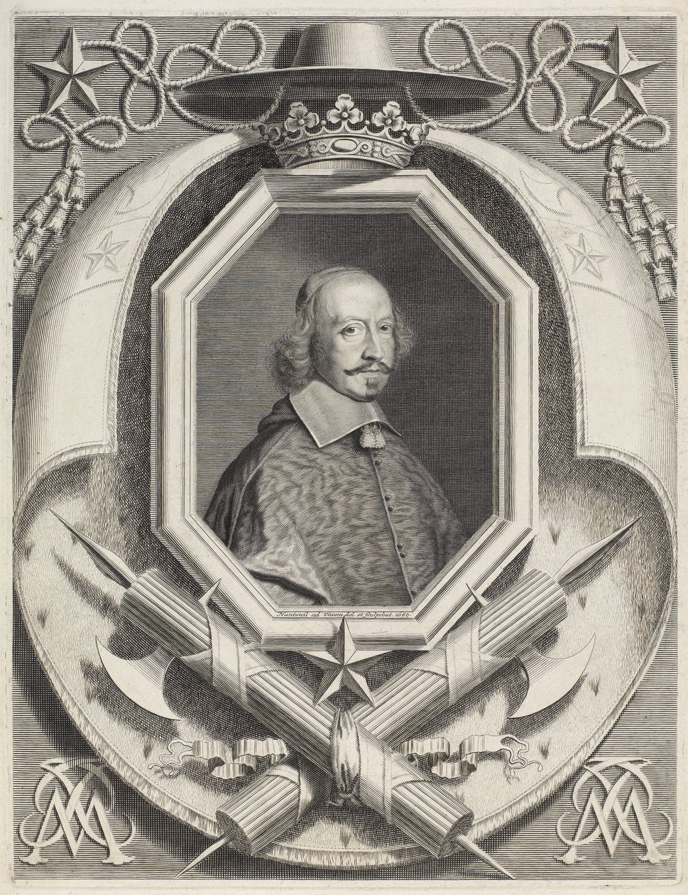 Cardeal Jules Mazarin de Robert Nanteuil