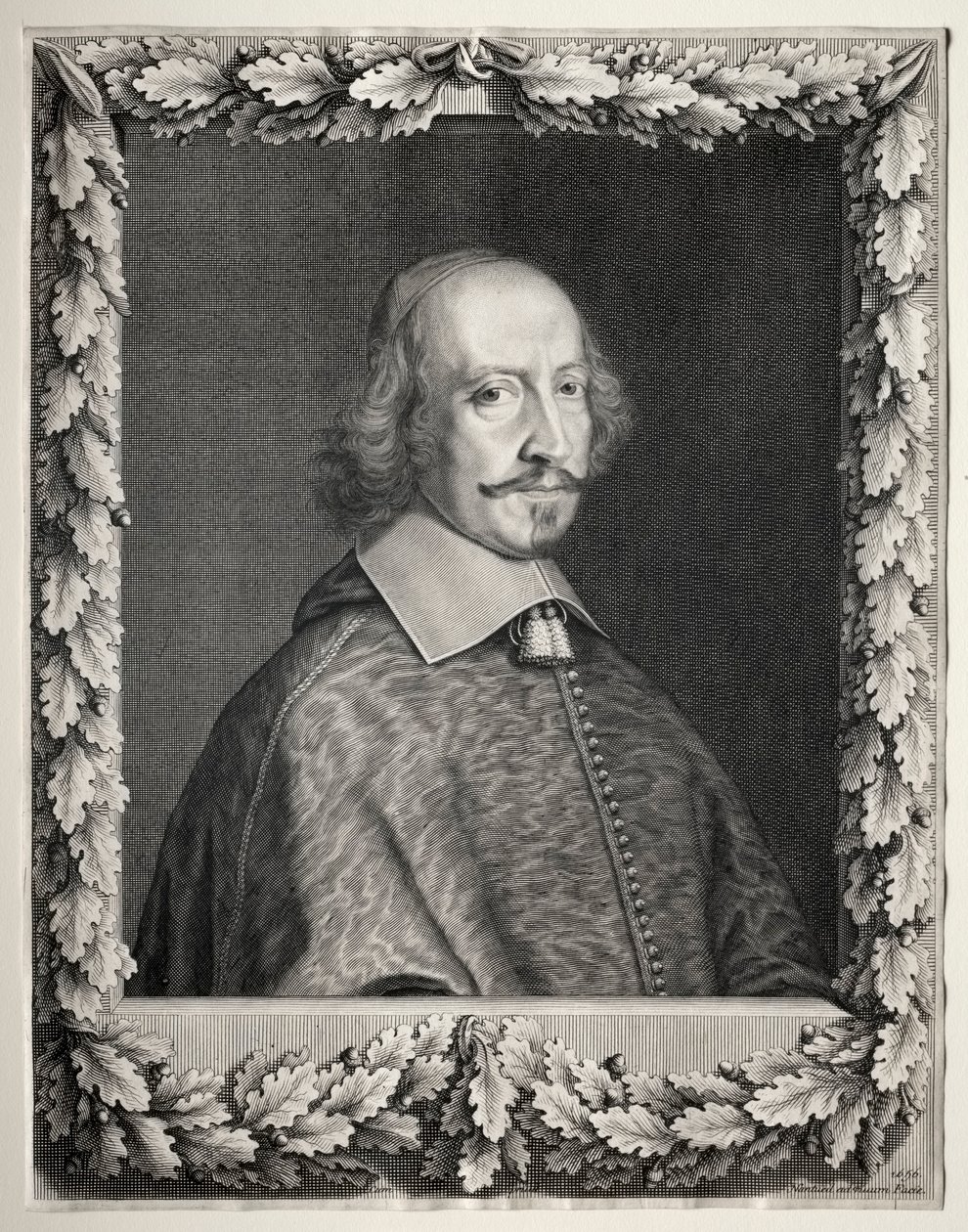 Cardeal Mazarin, 1656. de Robert Nanteuil