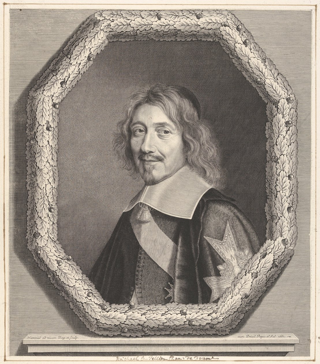 Chanceler Michael IV Le Tellier, 1661. de Robert Nanteuil