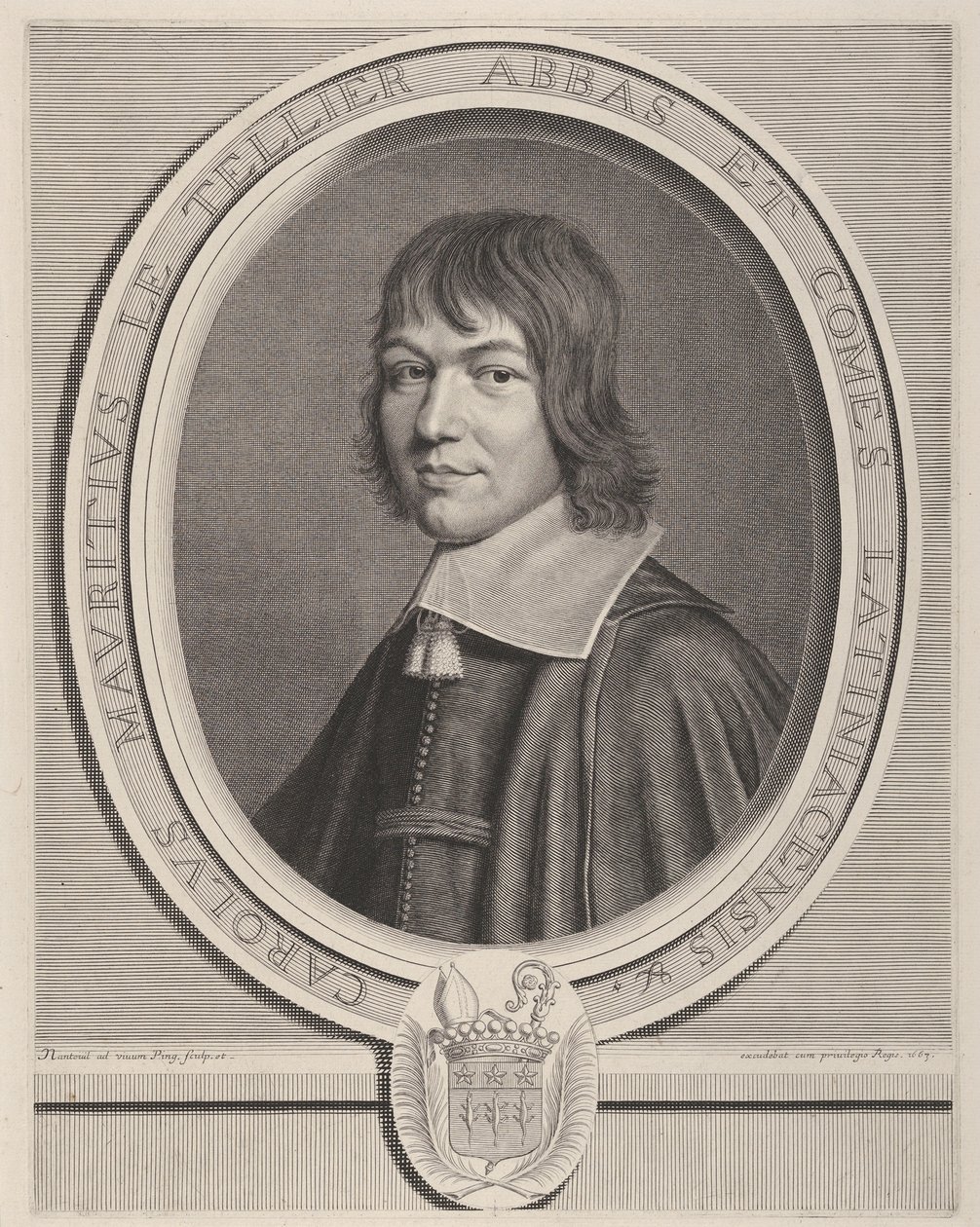 Charles-Maurice Le Tellier, 1663. de Robert Nanteuil