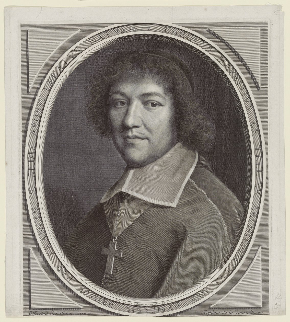 Charles-Maurice Le Tellier, Archev?que de Reims (Arcebispo de Reims) de Robert Nanteuil