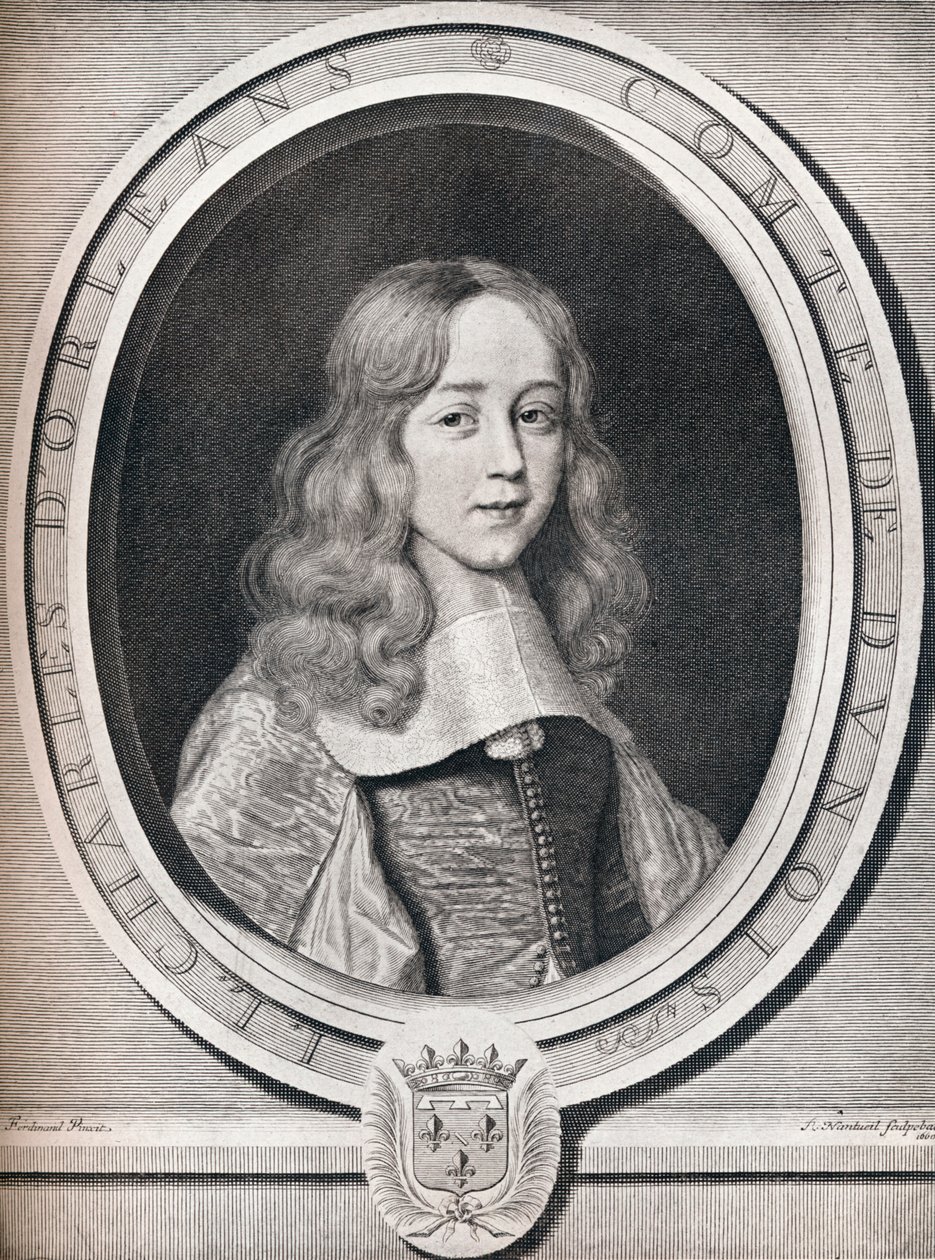 Charles DOrleans, Conde De Dunois, 1660, 1922 de Robert Nanteuil