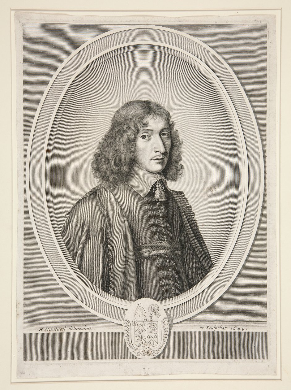François Molé, abade de Sainte-Croix de Bordéus e, posteriormente, Mestre das Requisições (1625-1712) de Robert Nanteuil