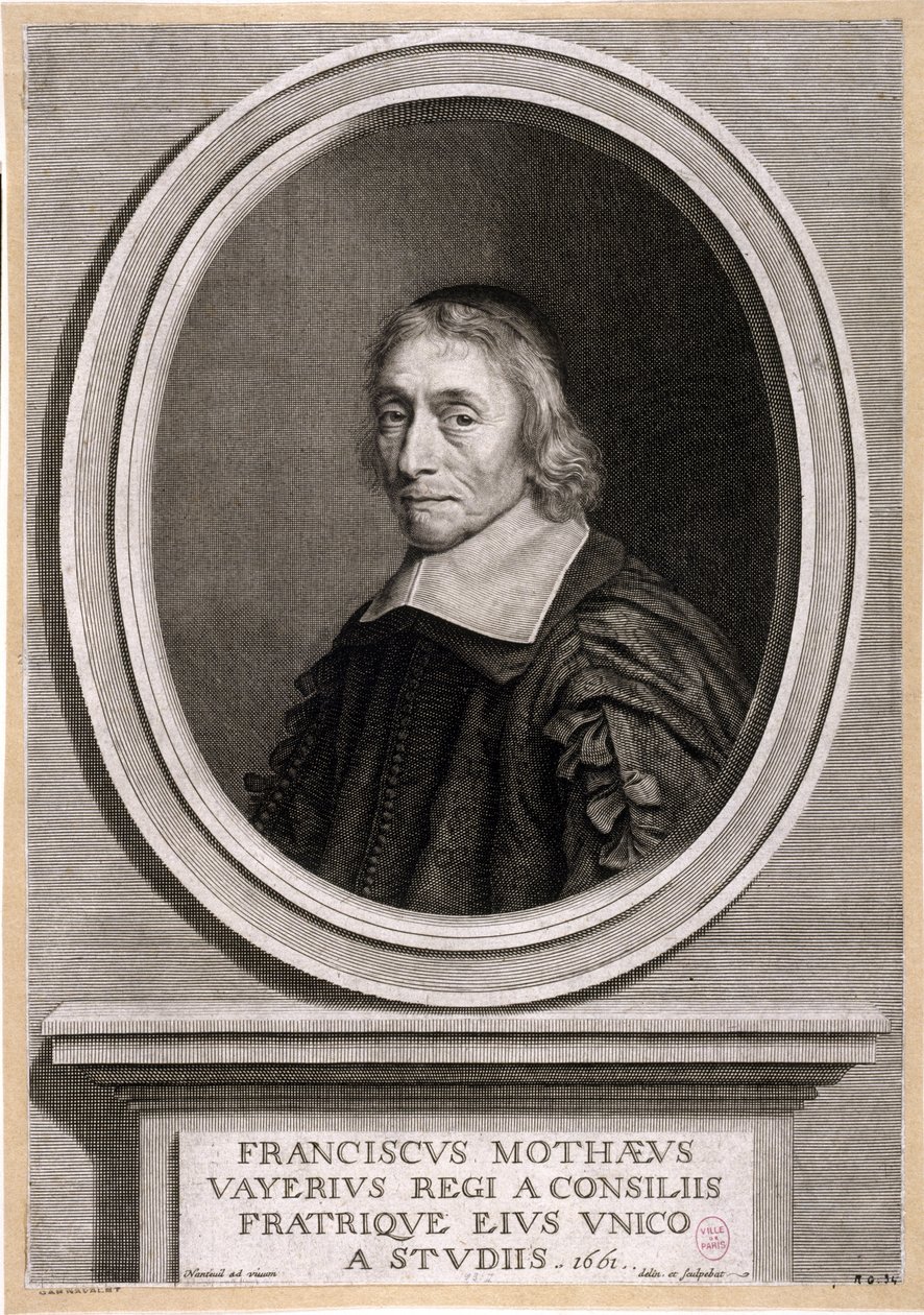François de la Mothe-Levayer. 1661. de Robert Nanteuil