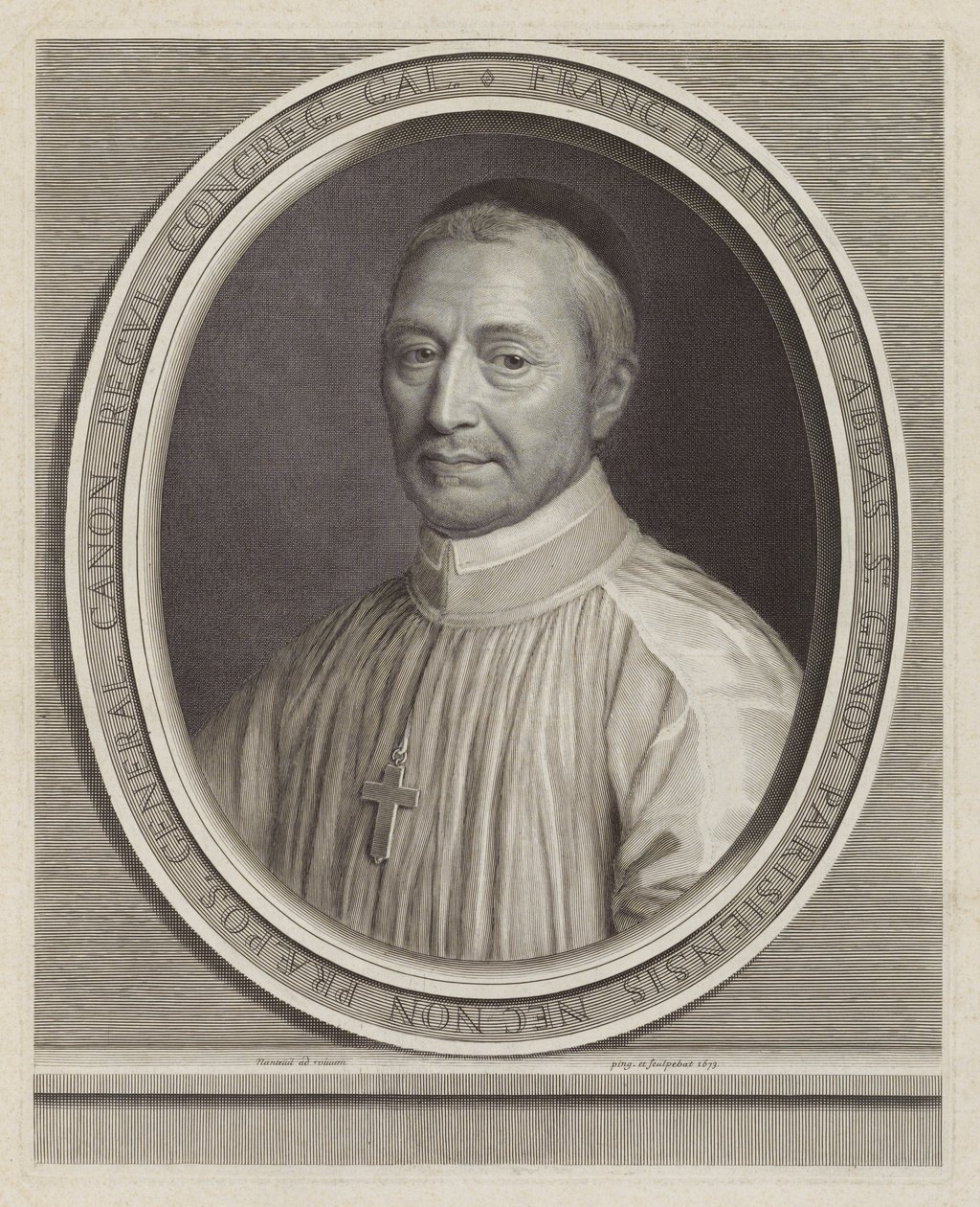 Fran?ois Blanchart, Abade de Sainte-Genevi?ve (Abade de Sainte-Genevi?ve) de Robert Nanteuil