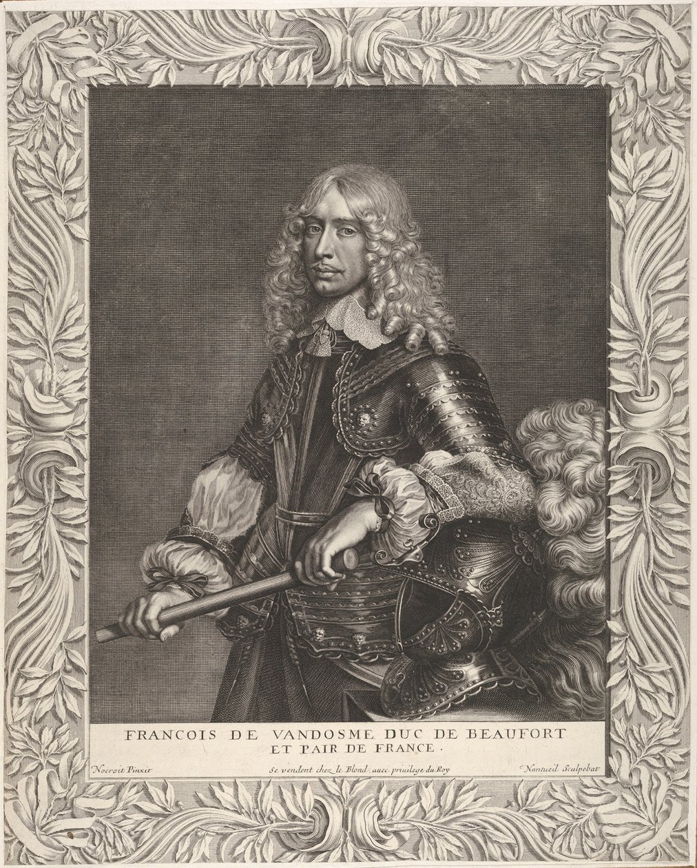 François de Vendôme, duque de Beaufort, ca. 1649 de Robert Nanteuil