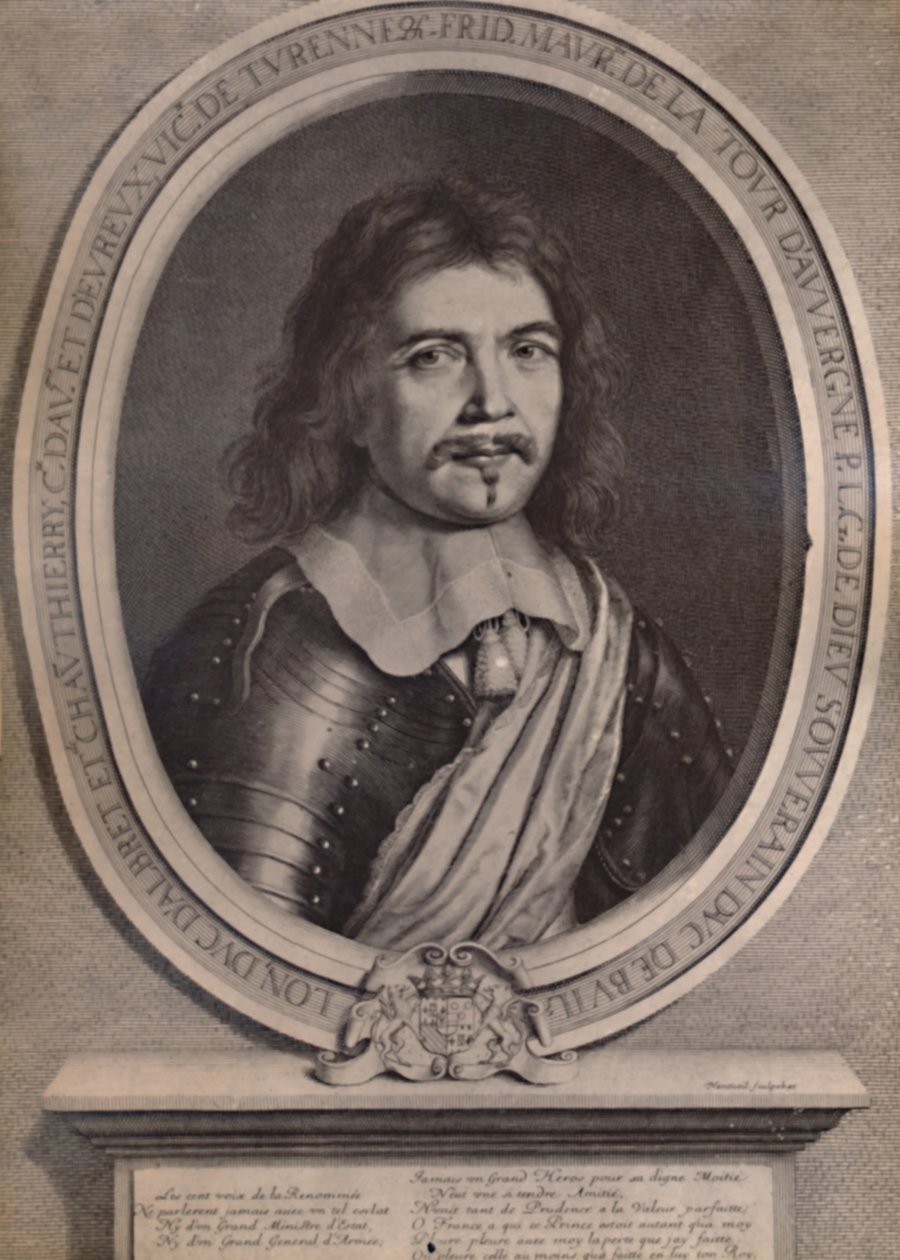 Frederic Maurice de la Tour d&39;Auvergne, duque de Bouillon, soldado francês, século XVII 1894 de Robert Nanteuil