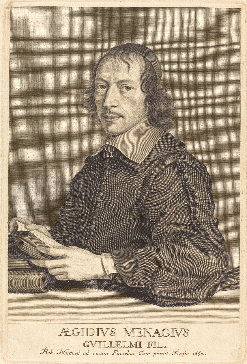 Gilles Menage de Robert Nanteuil